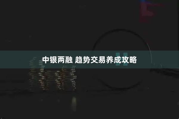 中银两融 趋势交易养成攻略